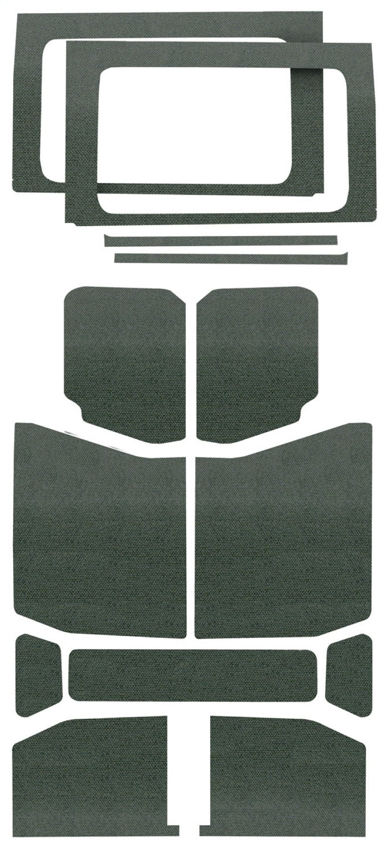 DEI 2018-Up Jeep Wrangler JL 4-Door Headliner Complete Kit 13-pc - Gray 50179 50179 Photo - Primary