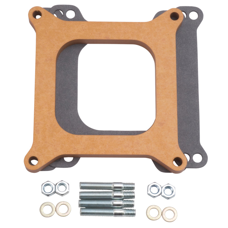 Edelbrock 1/2-Inch Open Wood Spacer 8724 Photo - Primary