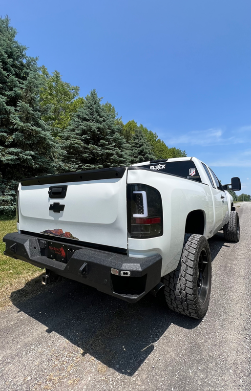 Fishbone Offroad 07-13 Chevy Silverado 1500 Rear Bumper  - Black FB22367 FB22367 Photo - out of package
