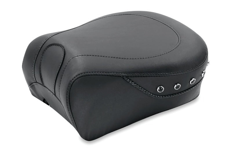 Mustang Motorcycle Mustang 97-07 Harley Rd King,06-07 Str Glide,00-01 Eagle Touring Passenger Seat w/Blk Pearls - Black 79349 79349 Photo - Primary