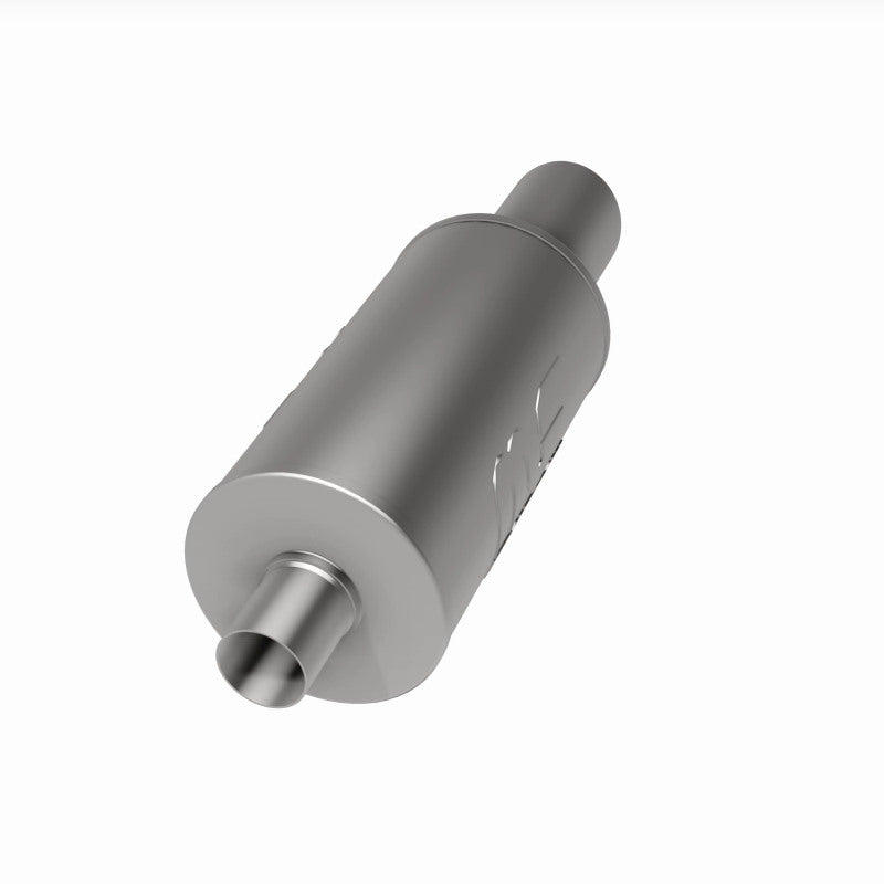 MagnaFlow 7" Round Center/Center Performance Muffler With Tip 14826 360 Degree Image Set