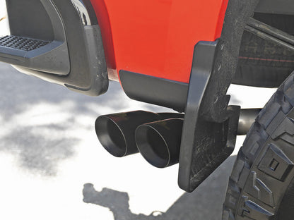 aFe Vulcan Series 3in 304SS Exhaust Cat-Back w/Blk Tip 2019 GM Silverado/Sierra 1500 L4-2.7L (t) 49-34109-B 49-34109-B Photo - Mounted