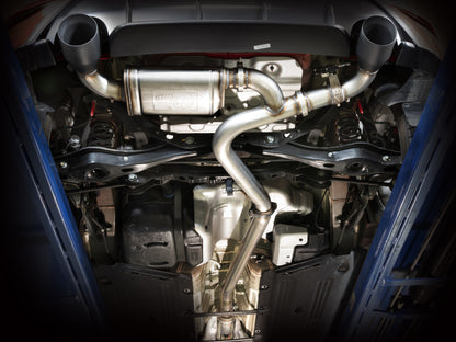 aFe 22-23 Hyundai Kona N L4-2.0L (t) Takeda 3in 304 SS Cat-Back Exhaust System w/ Polished Tips 49-37033-P 49-37033-P Photo - Mounted