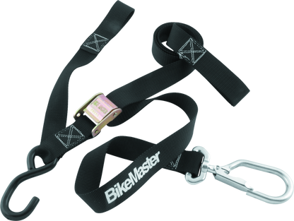 BikeMaster Tiedown 1-1/2in Swivel Softhook - Black 100541 100541 Photo - Primary