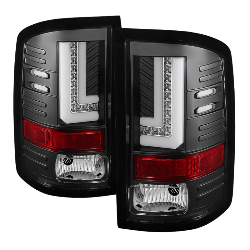 Spyder GMC Sierra 14-16 LED Tail Lights Black ALT-YD-GS14-LBLED-BK 5080660 5080660 Photo - Primary