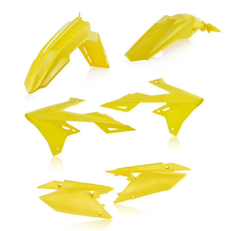 Acerbis 18+ Suzuki RMZ250/ RMZ450 Plastic Kit - RM Yellow 2686540231 2686540231 Photo - Primary