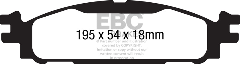 EBC Disc Brake Pad Set DP61873 Photo - Primary