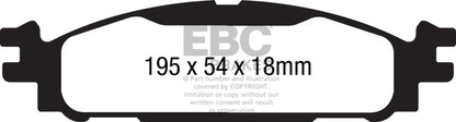 EBC Disc Brake Pad Set DP61873 Photo - Primary