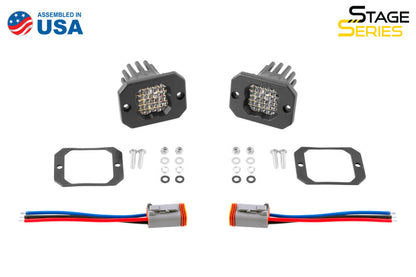 Diode Dynamics Stage Series C1 LED Pod Pro - White Flood Flush ABL (Pair) DD6475P DD6475P User 6