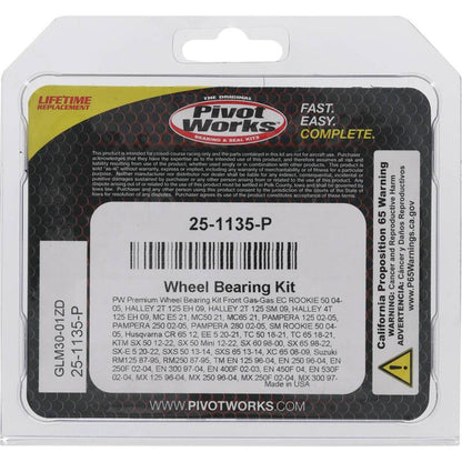 Pivot Works Pw Premium Wheel Bearing 25-1135-P 25-1135-P Photo - Primary