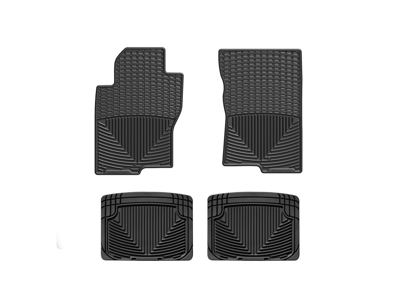 WeatherTech WT Rubber Mats - Rear - Blk Floor Mats Floor Mats - Rubber main image