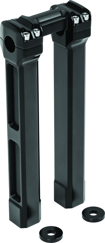 Kuryakyn 12in Billet Handlbr Risers Blk 6131 6131 Photo - Primary