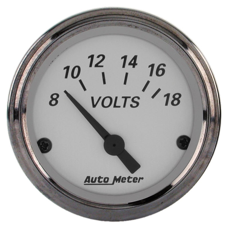 Autometer Gauge, Volt, 2 1/16", 18V, Elec, Amer Platinum 1992 Photo - Primary