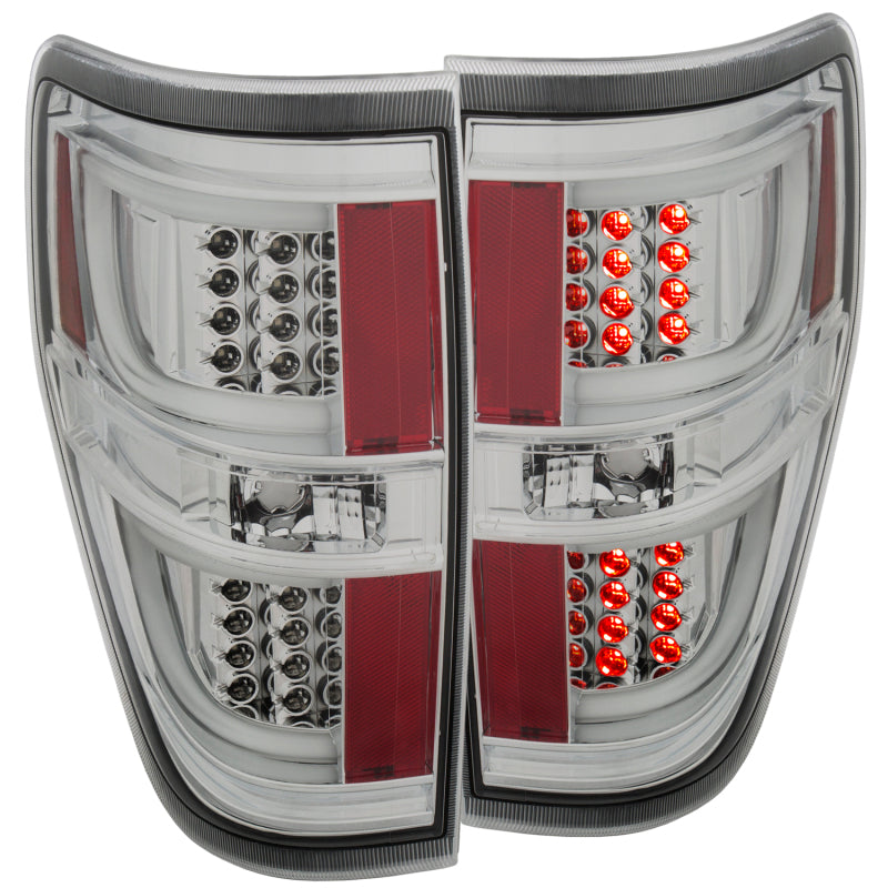 Anzo 2009-2013 Ford F-150 LED Taillights Chrome 311259 Photo - Primary
