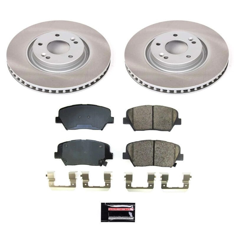 PowerStop Power Stop 19-22 Hyundai Nexo Front Semi-Coated Rotor Kit SC8271 SC8271 Photo - Primary