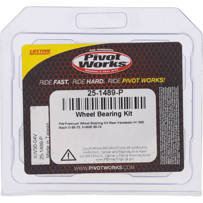 Pivot Works Kawasaki Wheel Bearing Kit Premium Bearings 25-1489-P 25-1489-P Photo - Primary