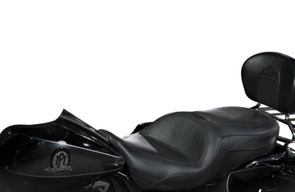 Mustang Motorcycle Mustang 97-07 Harley Road King, 06-07 Street Glide, 00-05 Eagle Sport Touring 1PC Seat - Black 75486 75486 Photo - Primary