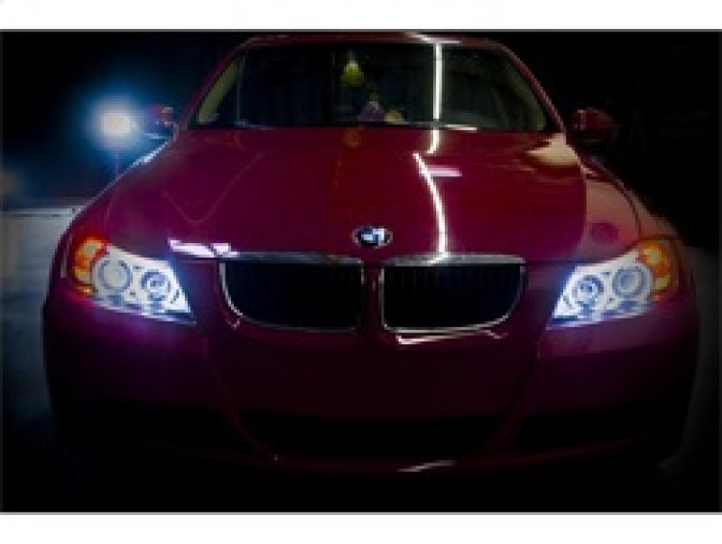 Spyder BMW E90 3-Series 06-08 4DR Projector CCFL Halo - Eyebrow Bulb Blk- PRO-YD-BMWE9005-CCFL-BK 5029652 5029652 Photo - Mounted