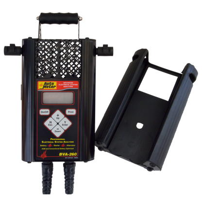 Autometer Handheld Electrical System Analyzer w/120 Amp Load for 6V/12V App w/ PR12 Printer Kit/Case BVA-260K BVA-260K User 3