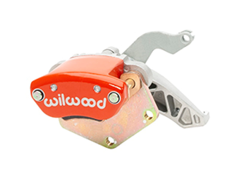 Wilwood Caliper-MC4 Mechanical Parking Brake-R/H - Red 2.00 MT 1.19in Piston .81in Disc 120-15353-RD