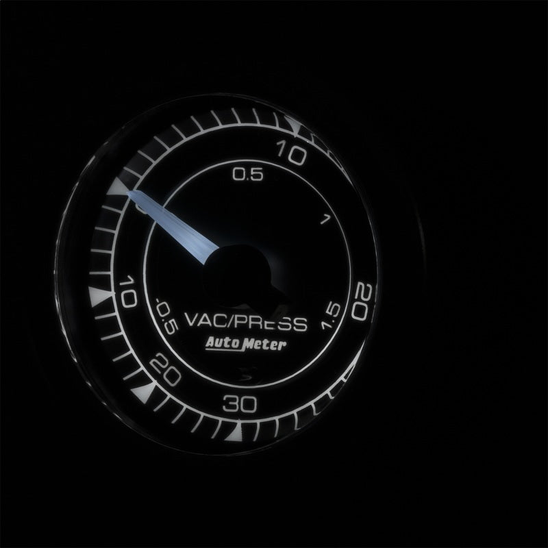 Autometer Gauge, Vac/Boost, 2 1/16", 30INHG-30Psi, Digital Stepper Motor, Chrono 8159 User 4