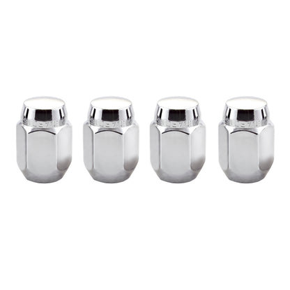McGard Hex Lug Nut (Cone Seat) M12X1.25 / 13/16 Hex / 1.28in. Length (4-Pack) - Chrome 64003 64003 Photo - Primary