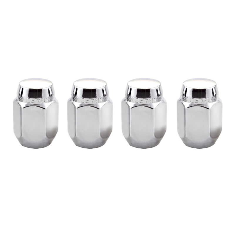 McGard Hex Lug Nut (Cone Seat) M12X1.25 / 13/16 Hex / 1.28in. Length (4-Pack) - Chrome 64003 64003 Photo - Primary