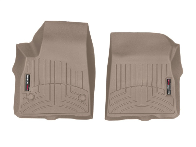 WeatherTech WT FloorLiner - Front - Tan Floor Mats Floor Mats - Rubber main image