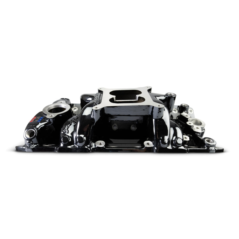 Edelbrock Chevy Small Block Performer RPM AIR-Gap Intake Manifold Black Plasma Finish 7501-BP 7501-BP Photo - out of package