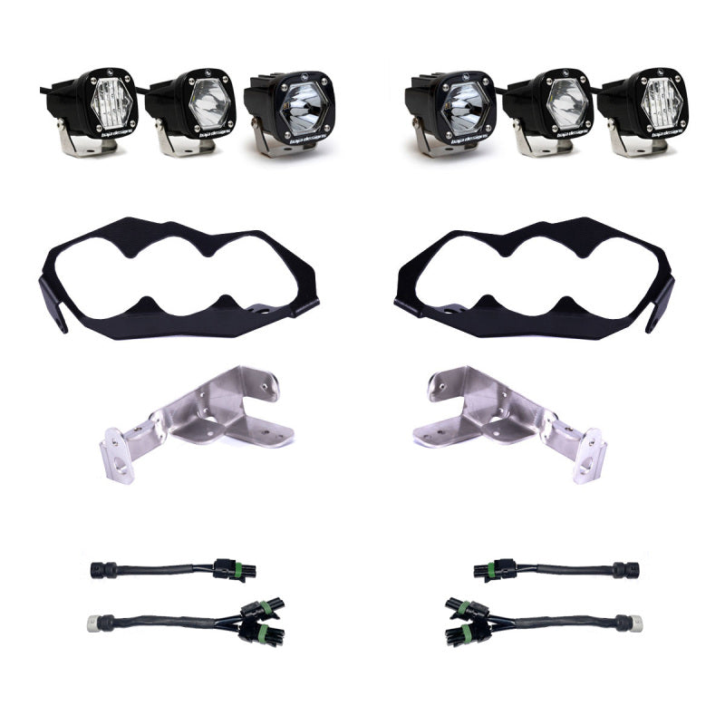 Baja Designs 2024 Can-Am Maverick R Triple S1 Unlimited Headlight Kit 448204 448204 User 1