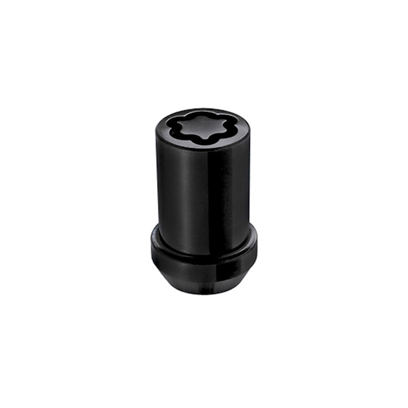 McGard Wheel Lock Nut Set - 4pk. (Tuner / Cone Seat) M12X1.25 / 13/16 Hex / 1.24in. Length - Black 25354 25354 Photo - Primary