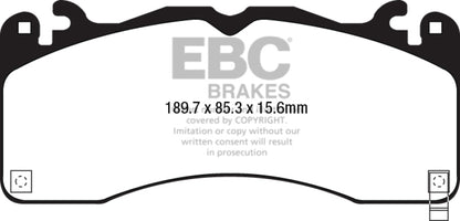 EBC Ultimax Premium OE replacement Pad Set UD1792 Photo - Primary