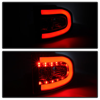 Spyder Toyota FJ Cruiser 07-13 Light Bar LED Tail Lights Black ALT-YD-TFJ07-LBLED-BK 5079442 5079442 User 1