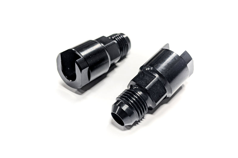 Haltech Flex Fuel Fittings 3/8 "GM Spring Lock" to -6AN Male-Suits Flex Fuel S HT-011030 Photo - Primary