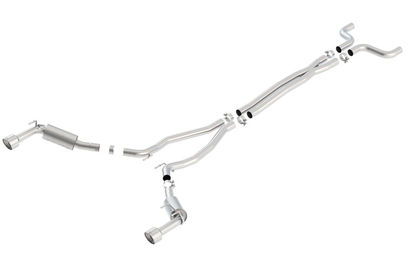 Borla 14-15 Chevy Camaro SS 6.2L V8 Single Split Rear Exit S-Type Catback Exhaust 140530 140530 Photo - Primary
