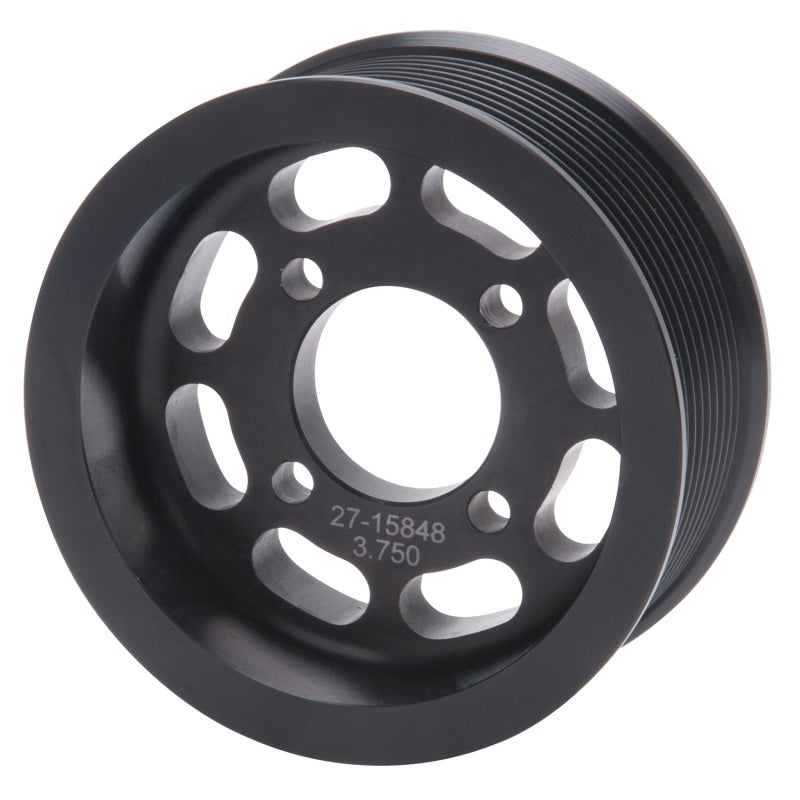 Edelbrock Pulley Supercharger Enforcer 10 Rib 3 75In Black 15848 15848 Photo - Primary