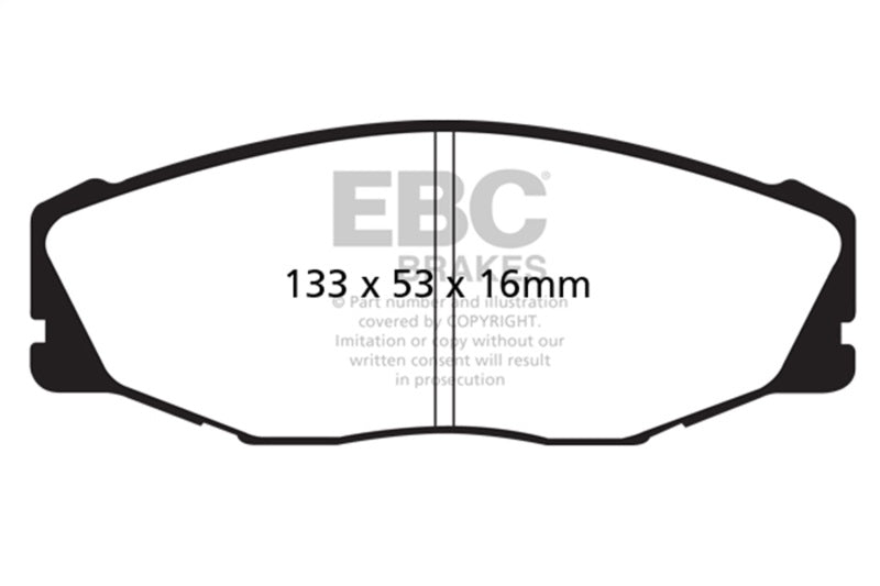 EBC Disc Brake Pad Set DP41712R Photo - Primary