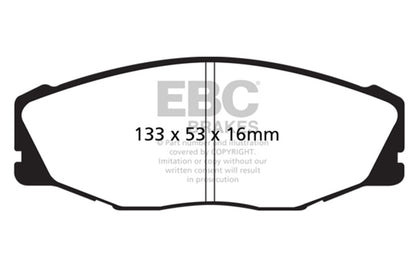EBC Disc Brake Pad Set DP41712R Photo - Primary
