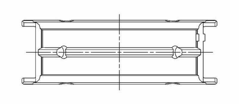 ACL BMW M20/M50/M52/M54  - 1919CC 80.0mm Bore 66.0mm Stroke Standard Size Main Bearing Set 7M1532H-STD 7M1532H-STD Technical Drawing