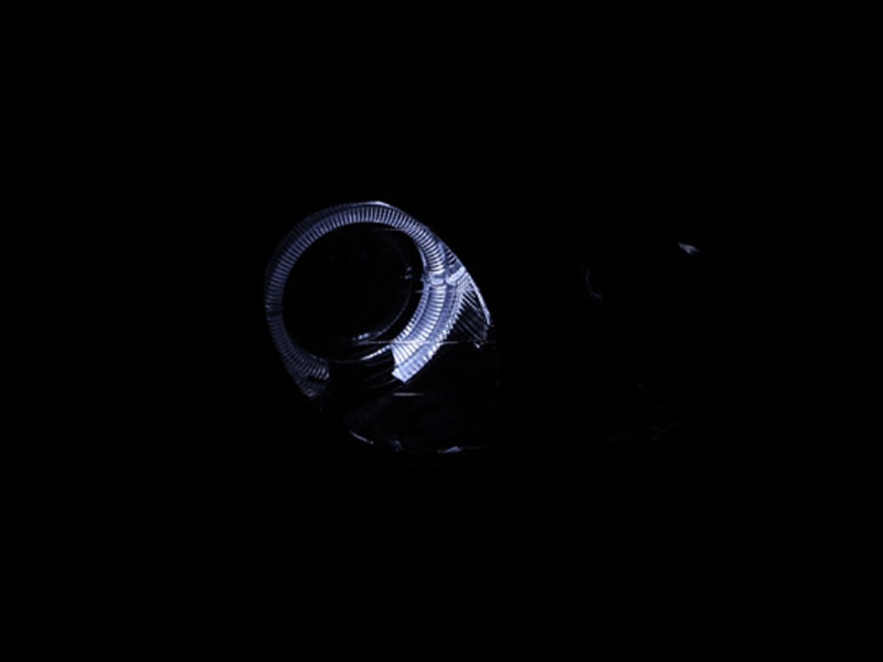 Anzo 1997-1999 Mitsubishi Eclipse Projector Headlights w/ Halo Black G2 121377 Photo - Mounted