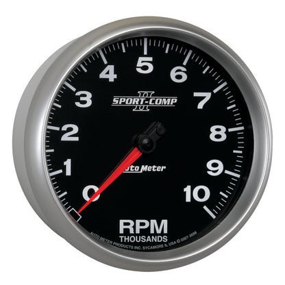 Autometer Gauge, Tachometer, 5", 10k RPM, In-Dash, Sport-Comp II 3698 User 5