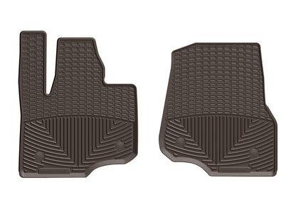 WeatherTech 2018+ Lincoln Navigator / Navigator L Front Rubber Mats - Cocoa W477CO W477CO Photo - Primary