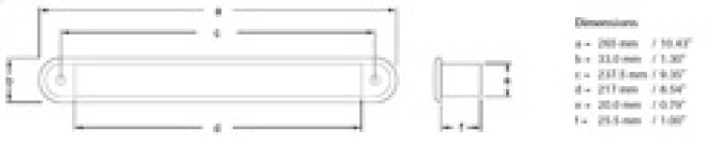 Hella Interior Strip Lamp Md12 White 2Ja 959073001 959073001 Technical Drawing