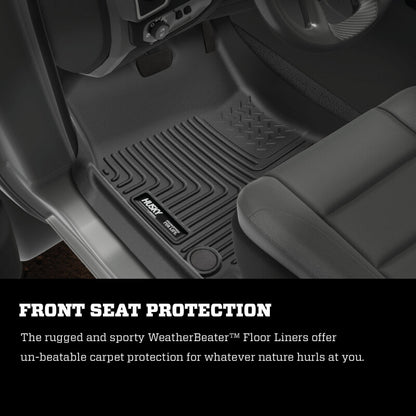 Husky Liners 19-21 Ram 2500/3500 Crew Cab Weatherbeater Black Front & 2nd Seat Floor Liners 94111 94111 Photo - out of package