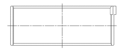ACL Honda F20C/F22C / 97-01 H22A4 Standard Size High Performance Calico Coated Rod Bearing Set 4B1912HC-STD 4B1912HC-STD Technical Drawing