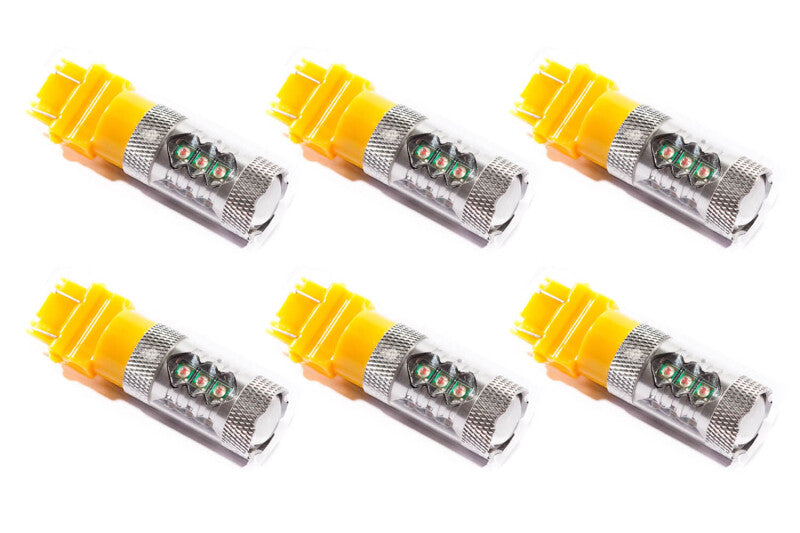 Diode Dynamics 3157 LED Bulb XP80 LED - Amber Set of 6 DD0058H DD0058H Photo - Primary