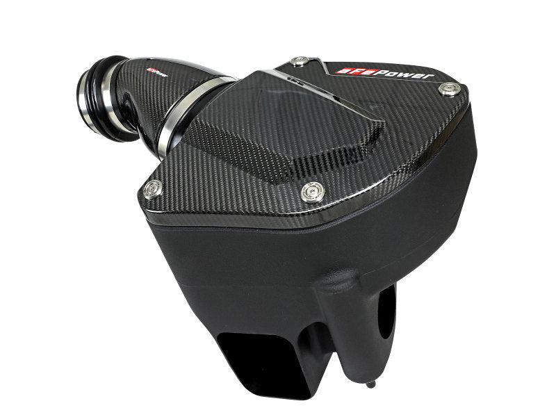aFe Black Series Stage-2 Carbon Fiber Cold Air Intake System w/ Pro DRY S Media - 18-19 BMW M5 (F90) 58-10005D 58-10005D Photo - Unmounted