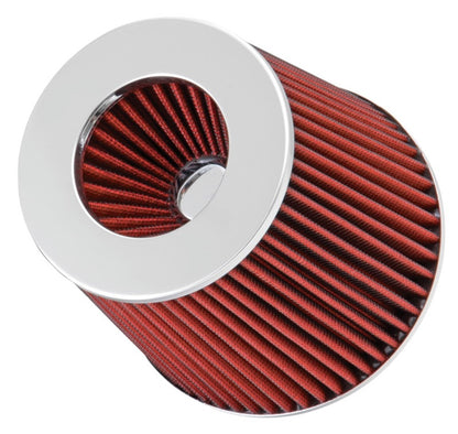 Spectre Adjustable Conical Air Filter 5-1/2in. Tall (Fits 3in. / 3-1/2in. / 4in. Tubes) - Red 8132 8132 Photo - Unmounted