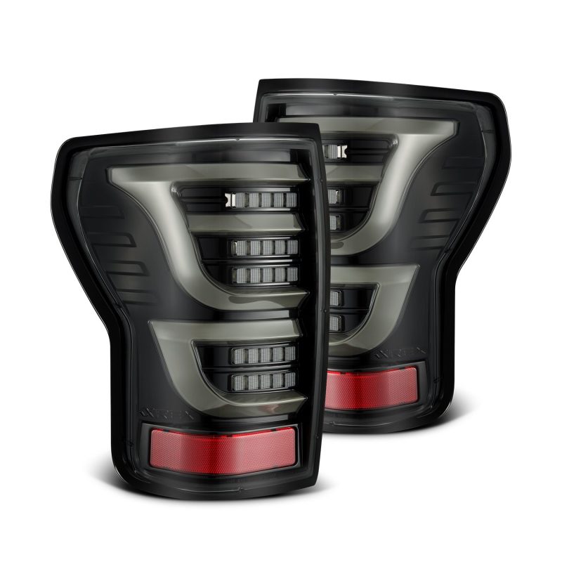 AlphaRex 07-13 Toyota Tundra LUXX-Series LED Tail Lights Alpha-Black 670040 670040 Photo - Primary