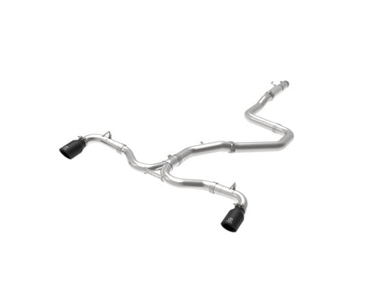 aFe Takeda 3-2.5in 304 SS Cat-Back Exh System w/Black Tips 2018 Hyundai Elantra GT Sport I4-1.6L (t) 49-37003-1B 49-37003-1B Photo - Primary